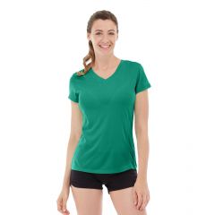Gabrielle Micro Sleeve Top-XS-Green